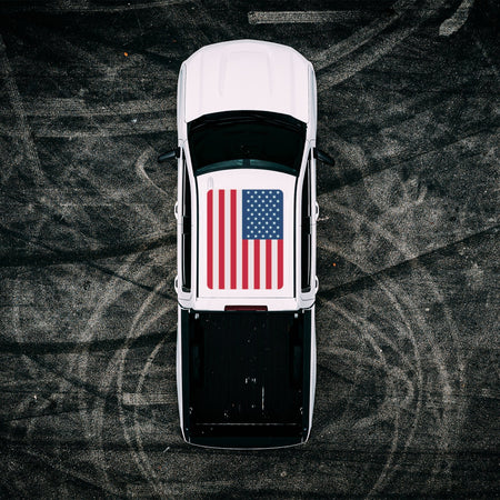 Roof Vinyl Wrap - USA Flag