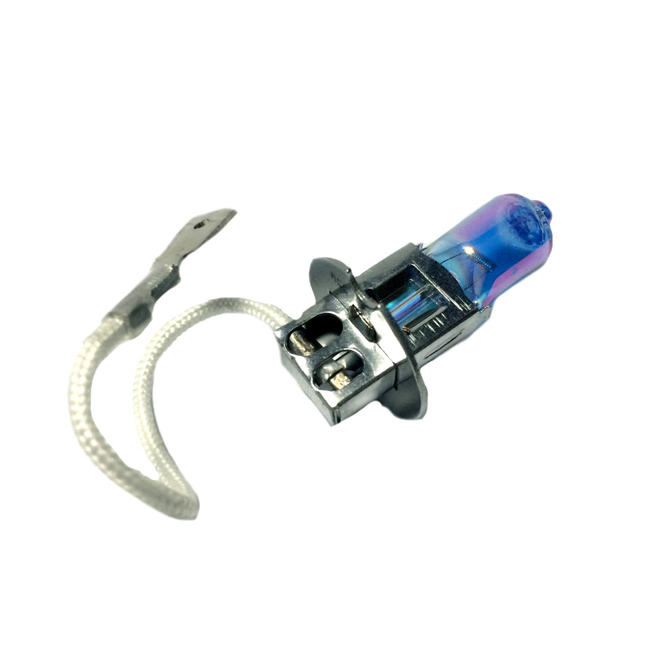 H3 12V 55W Headlight Bulbs in Platinum Blue