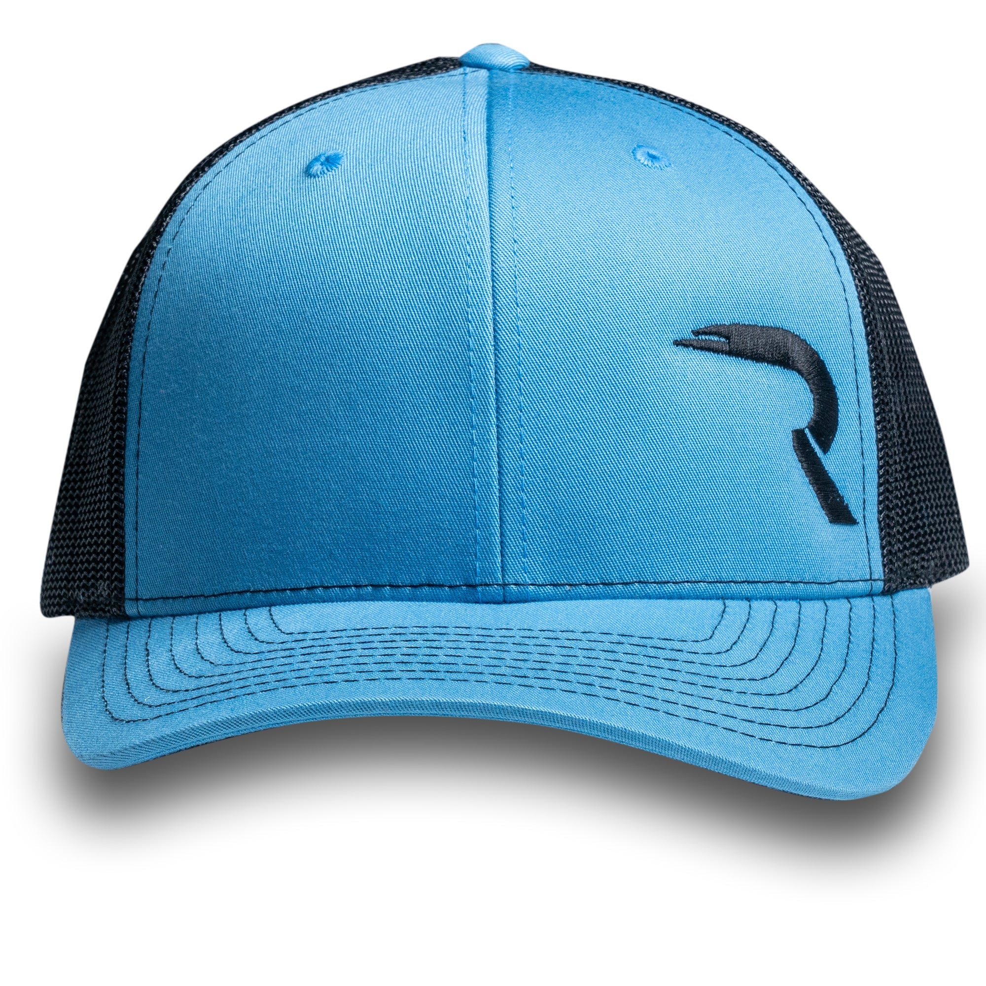RECON "R" Trucker Snapback Hat - Teal/Black