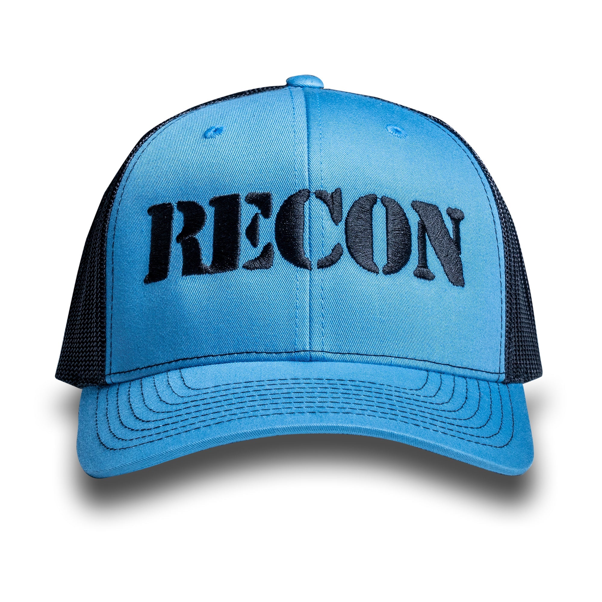 RECON Snapback Trucker Hat - Teal/Black