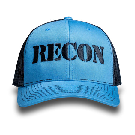 RECON Snapback Trucker Hat - Teal/Black