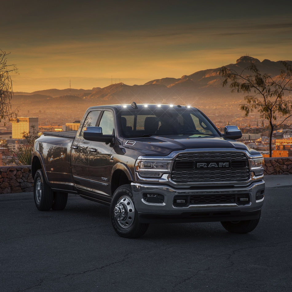 Dodge RAM Heavy-Duty 2500/3500 03-18 5 Piece Cab Roof Light Set LED Clear Lens in White