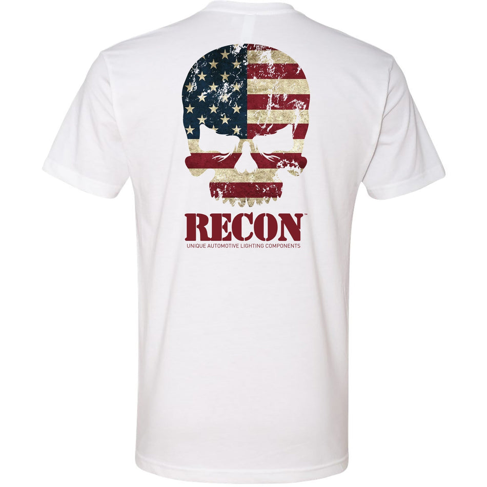 RECON American Skull T-Shirt in White