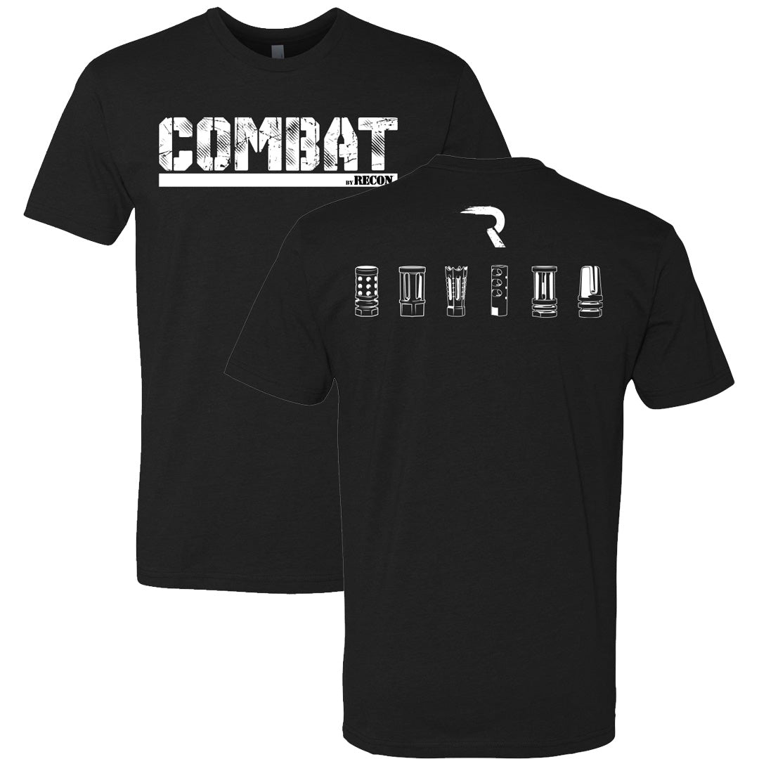 COMBAT By RECON Flash Hiders Black T-Shirt