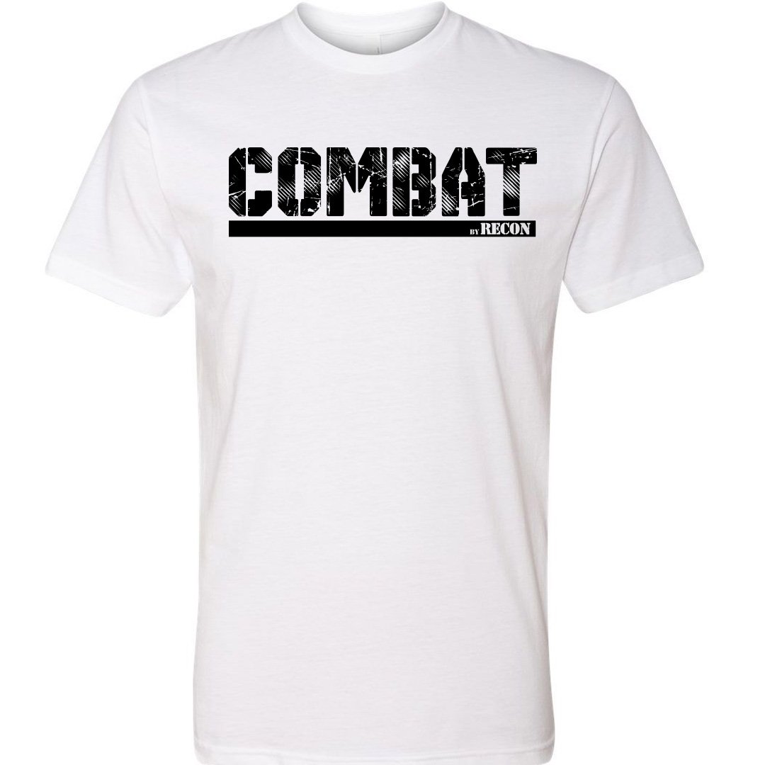 COMBAT By RECON Flash Hiders White T-Shirt