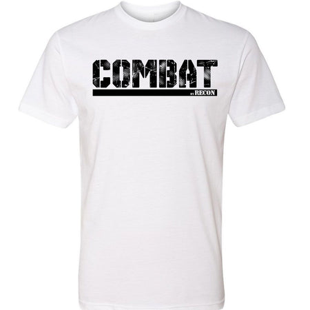 COMBAT By RECON Flash Hiders White T-Shirt