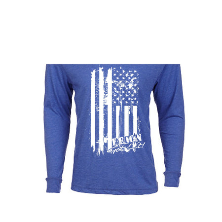 Long Sleeve RECON American Flag Logo Hoodie
