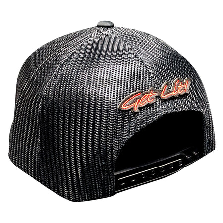 Red Patch w/ White RECON Logo on Black Trucker Hat