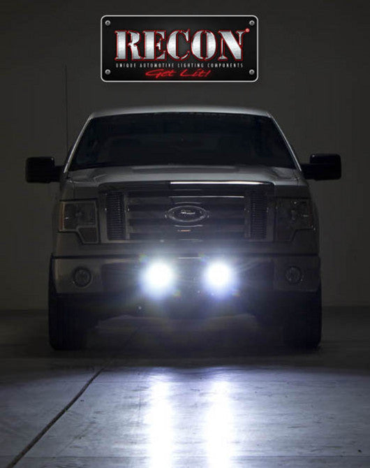 Square 3" LED Light w/ Four 5-Watt Flood Pattern CREE XTE LEDs - CLEAR/CHROME