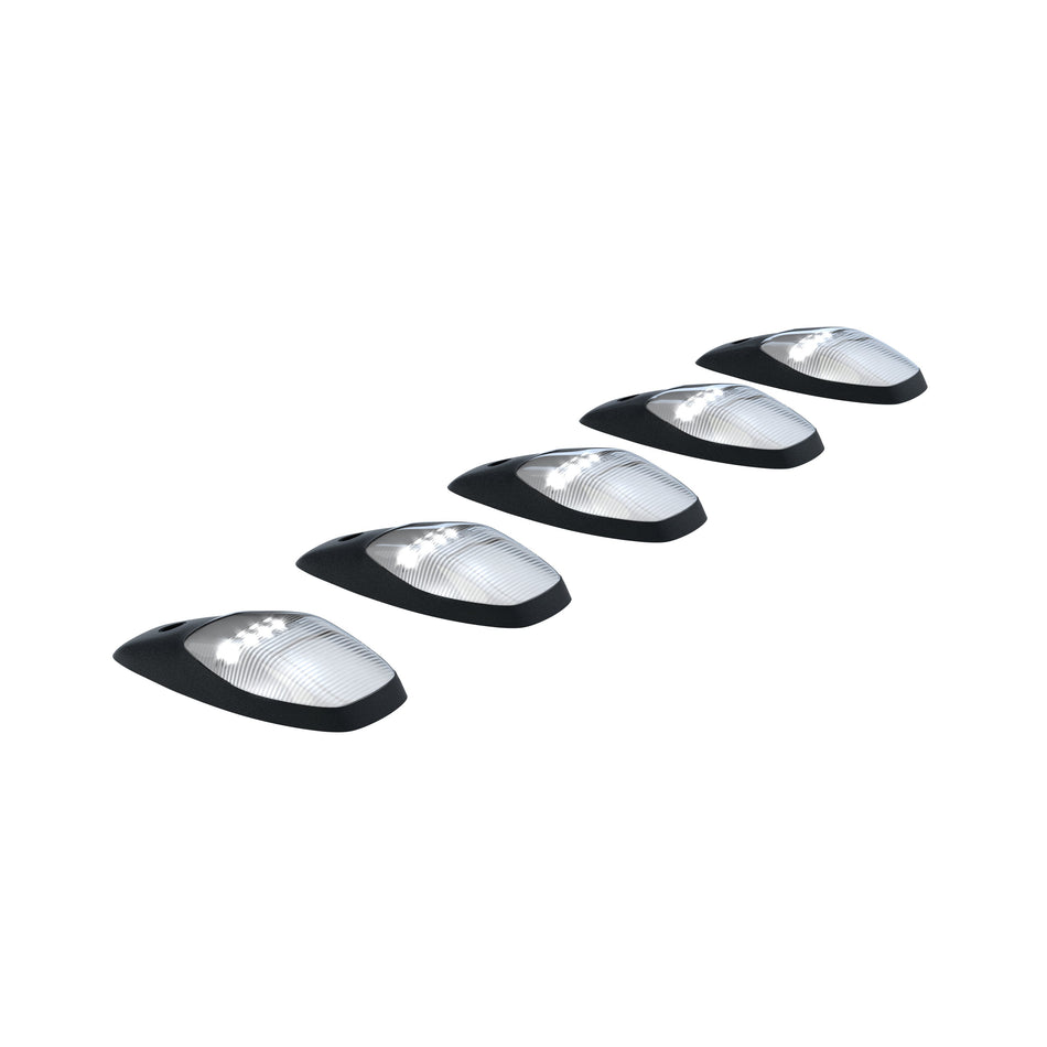 Dodge RAM HD 2500/3500 19-24 5-Piece Cab Roof Light Set LED Smoked Lens in White (Fresh Install Only)