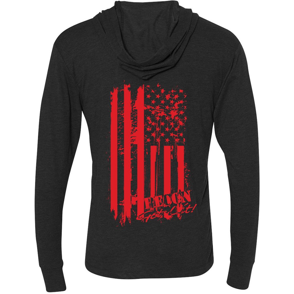 Long Sleeve | RECON American Flag Logo Hoodie