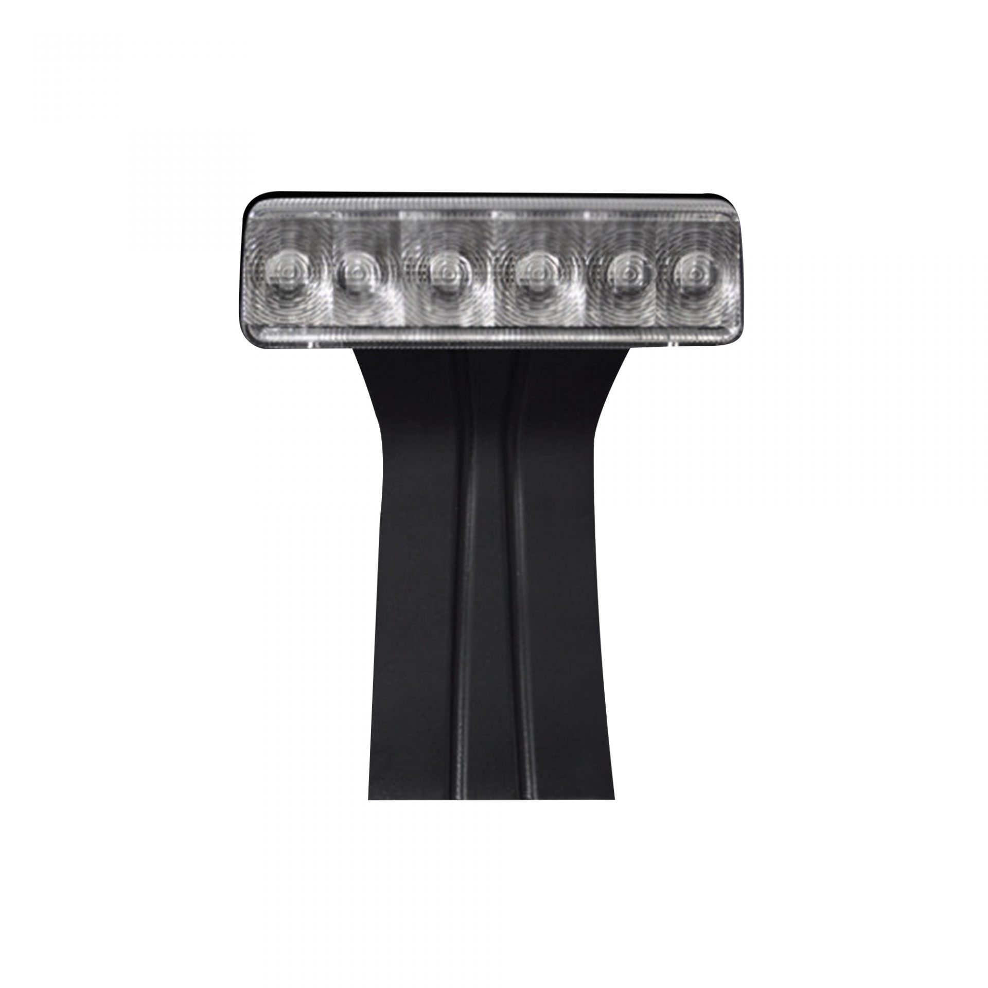 Jeep JK Wrangler 07-18 RED LED 3rd Brake Light - Clear Lens