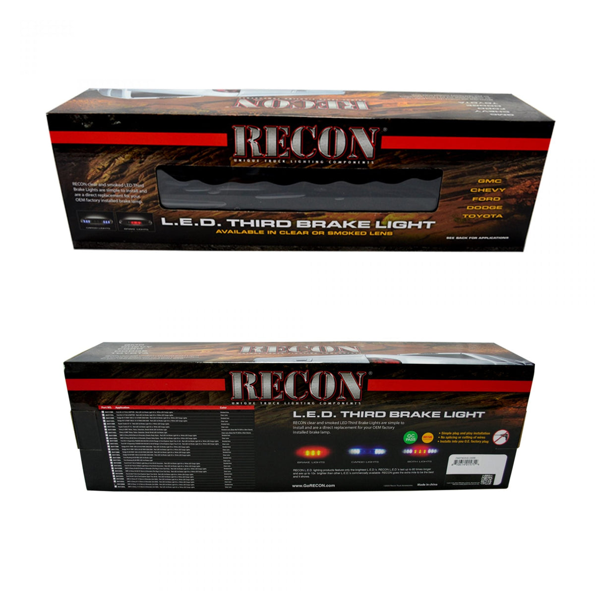 GMC Sierra &amp; Chevy Silverado 14-18 3rd Brake Light Kit LED Smoked