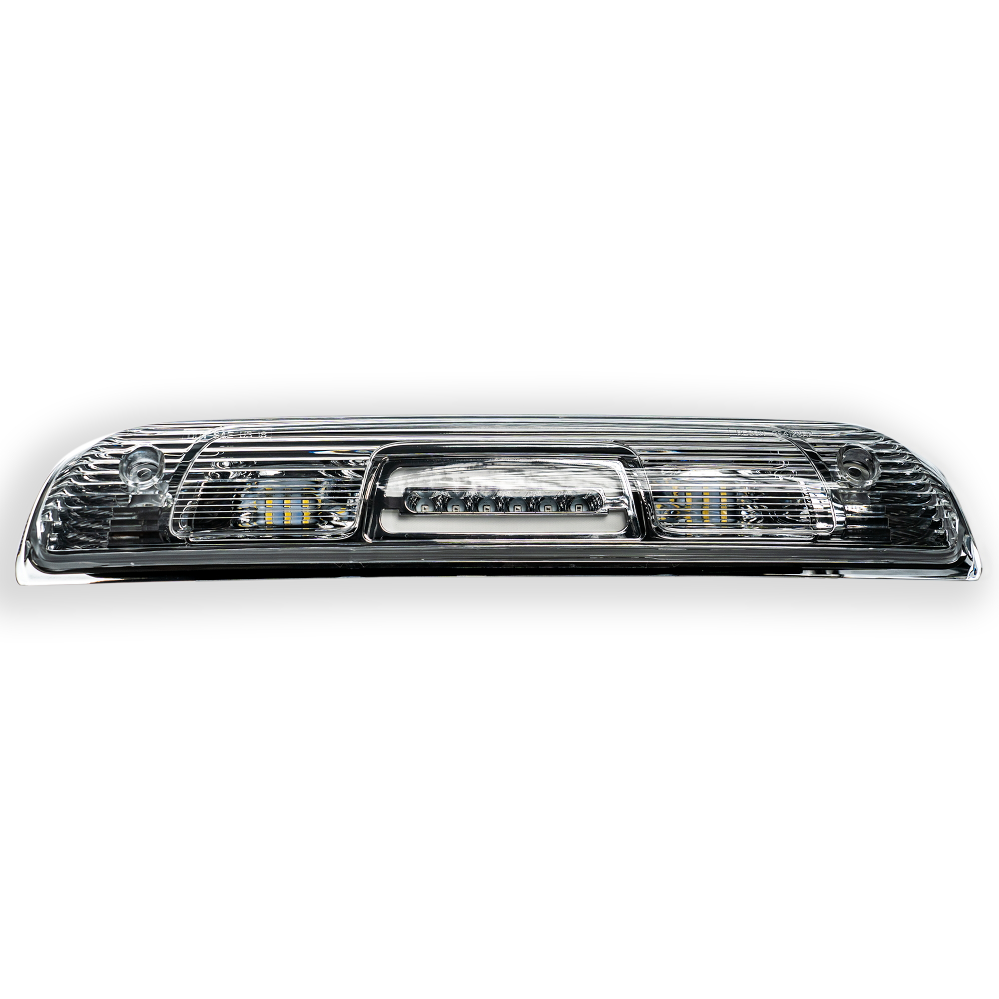 GMC Sierra &amp; Chevy Silverado 1500 14-18 &amp; 2500/3500 14-19 3rd Brake Light Cree XML LED in Clear