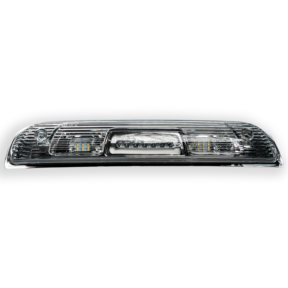 GMC Sierra &amp; Chevy Silverado 1500 14-18 &amp; 2500/3500 14-19 3rd Brake Light Cree XML LED in Clear