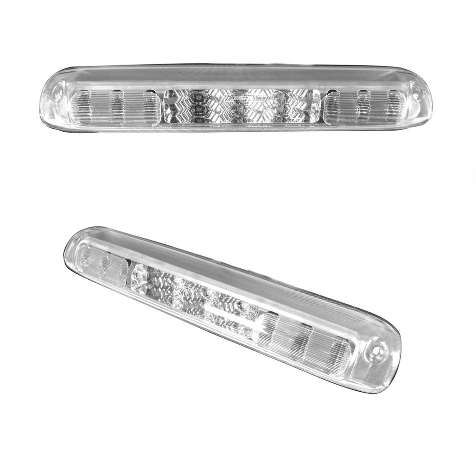 GMC Sierra &amp; Chevy Silverado 1500 14-18 &amp; 2500/3500 14-19 3rd Brake Light Kit LED Clear
