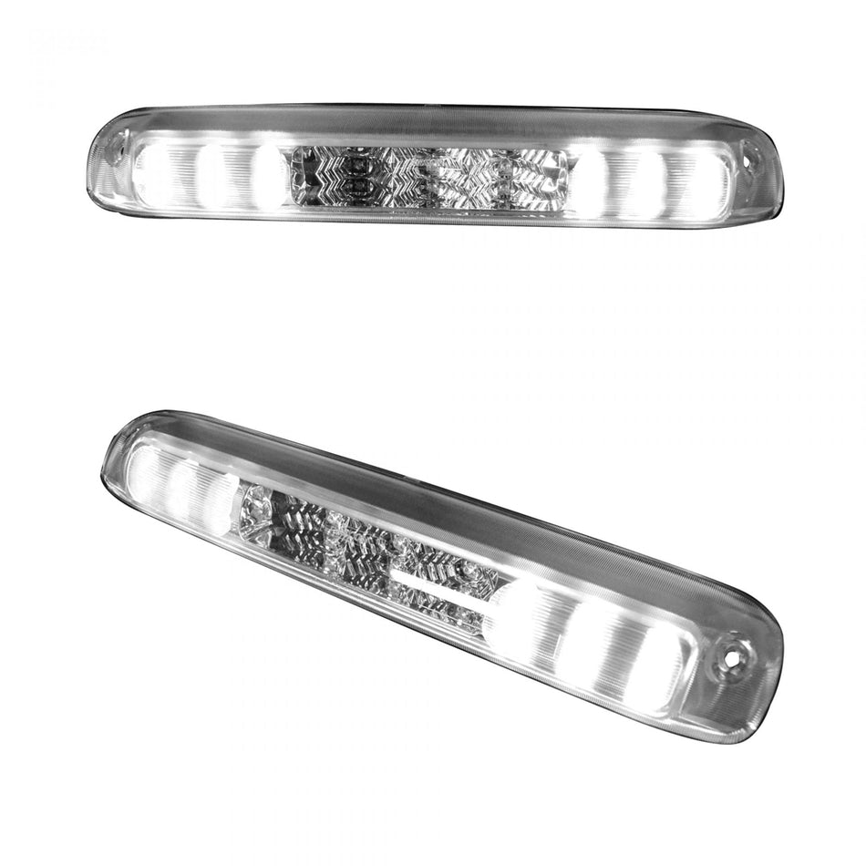 GMC Sierra &amp; Chevy Silverado 1500 14-18 &amp; 2500/3500 14-19 3rd Brake Light Kit LED Clear