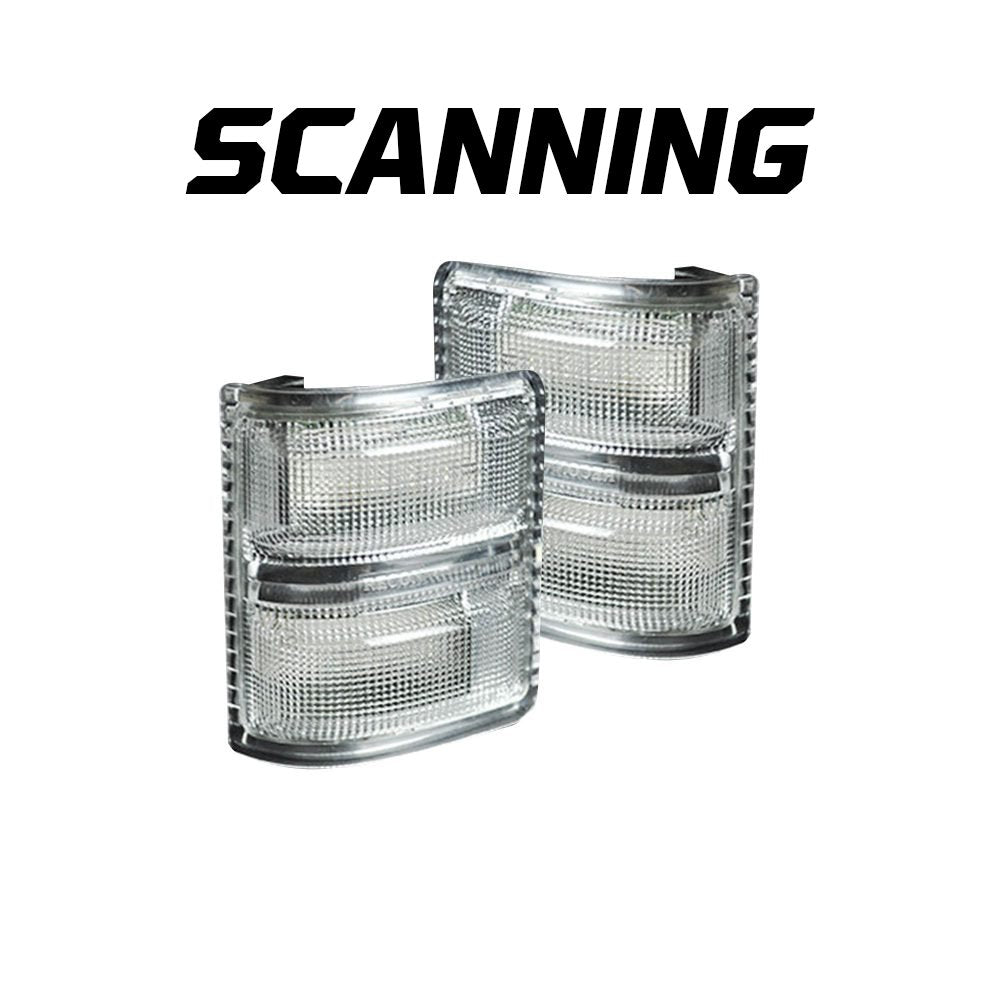 Ford F250/F350 08-16 Super Duty Side Mirror Lenses White &amp; Amber LED Clear