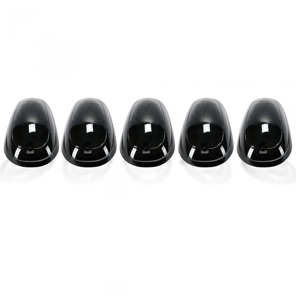 Dodge Heavy-Duty 2500/3500 03-19 Cab Light Set Strobe LED Smoked Lens in White &amp; Amber