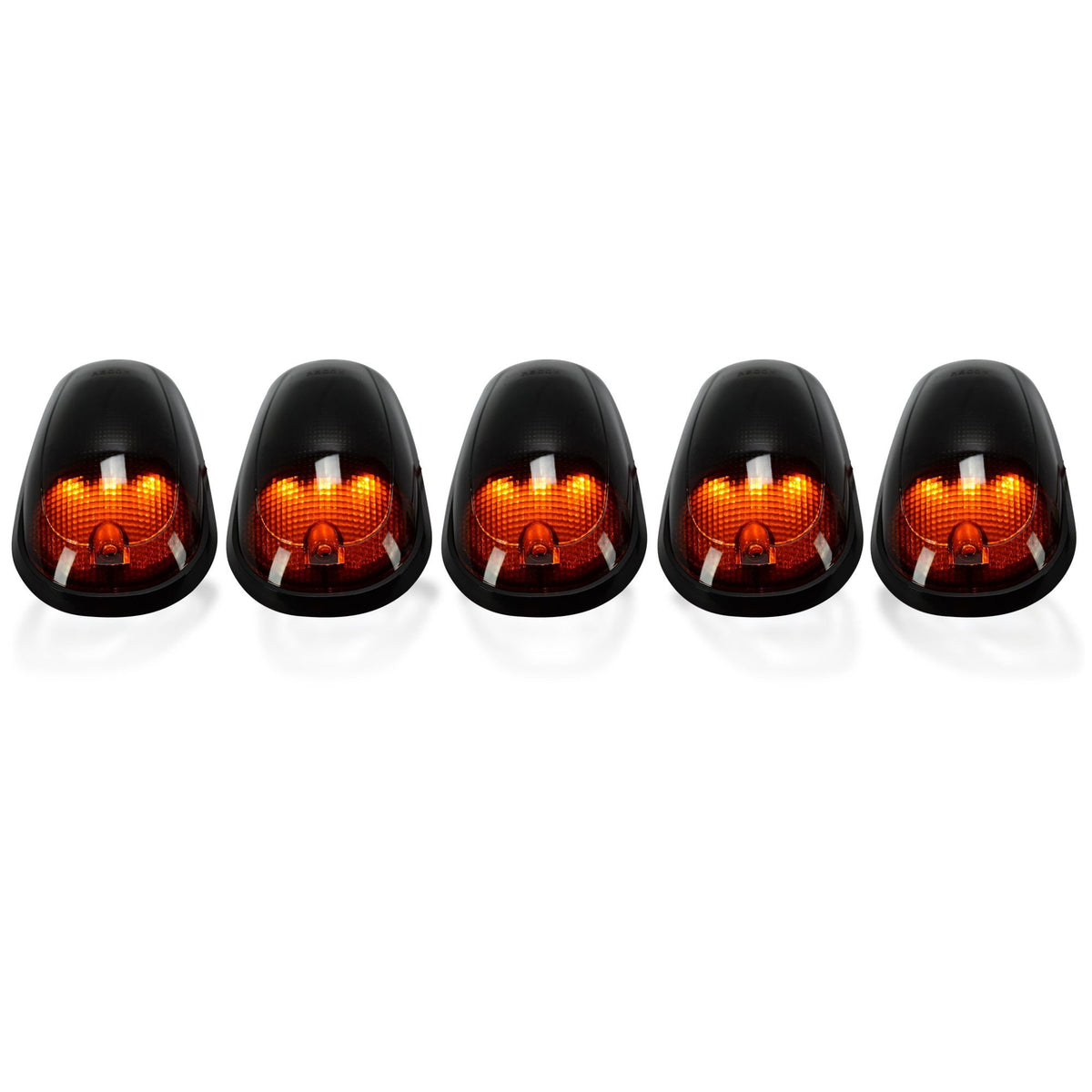 Dodge Heavy-Duty 2500/3500 03-19 5 Piece Set Cab Roof Lights LED Smoked Lens in Amber