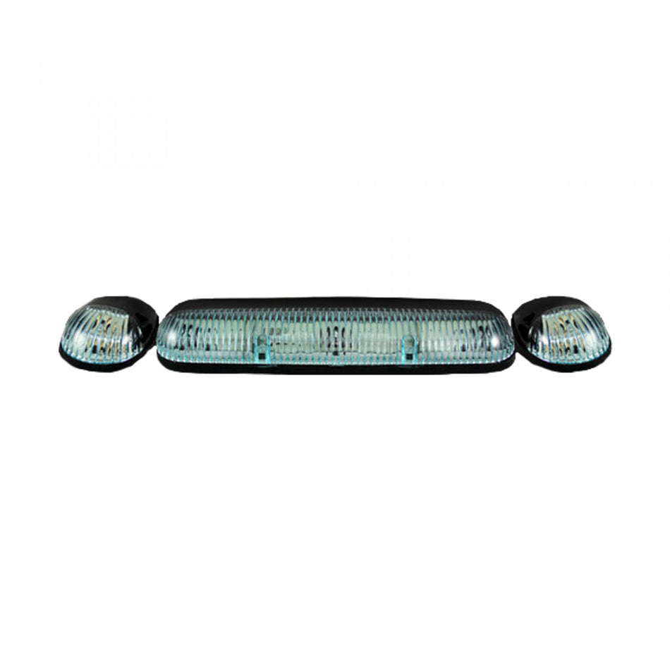 GMC &amp; Chevy 02-07 Super White LED Cab Roof Lights with Amber Lens