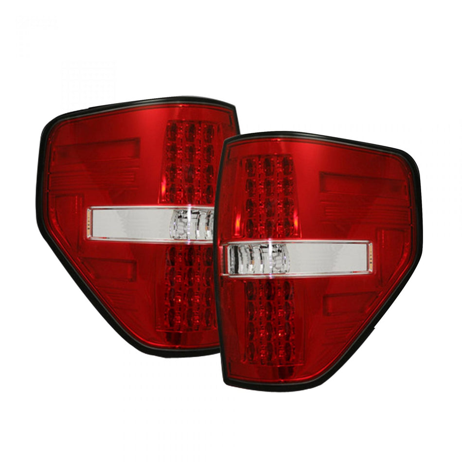 Ford F150 & Raptor 09-14 Tail Lights LED in Red