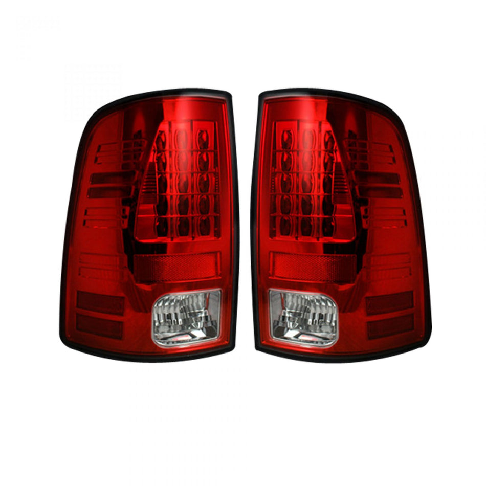 Dodge RAM 2500/3500 10-18 (Replaces OEM Halogen) Tail Lights LED in Red