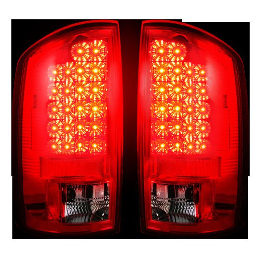 Dodge RAM 1500 02-06 LED Tail Lights in Red