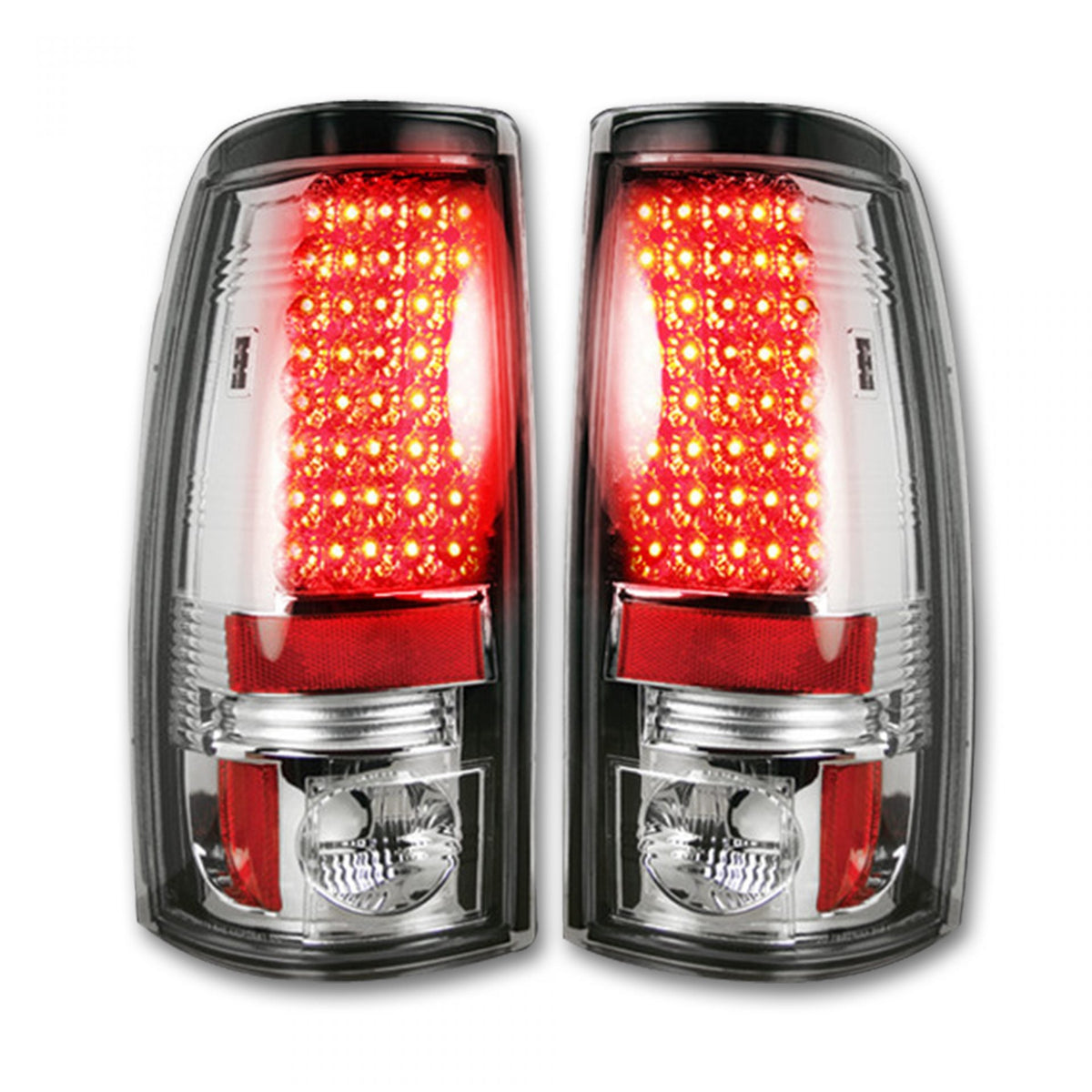 Chevy Silverado &amp; GMC Sierra 99-07 tail Lights LED in Clear