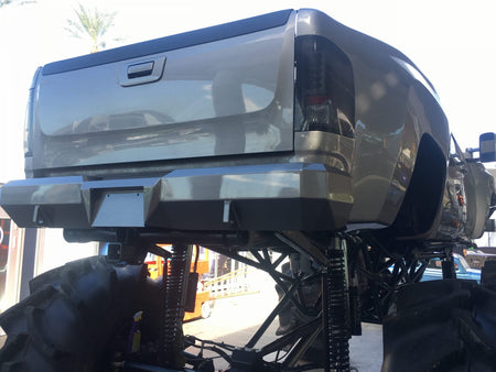 Chevy Silverado Single-Wheel 07-13 &amp; Dually 07-14 &amp; GMC Sierra 07-14 Tail Lights LED in Smoked