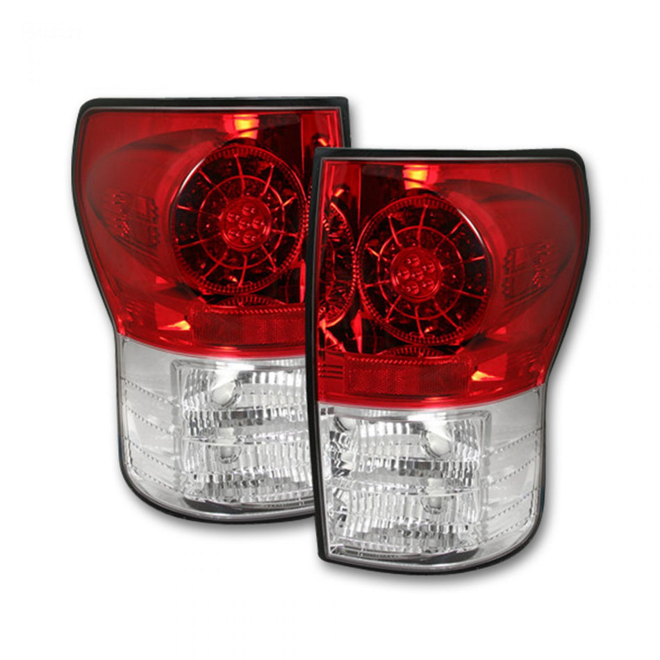 Toyota Tundra 07-13 Tail Lights LED in Red