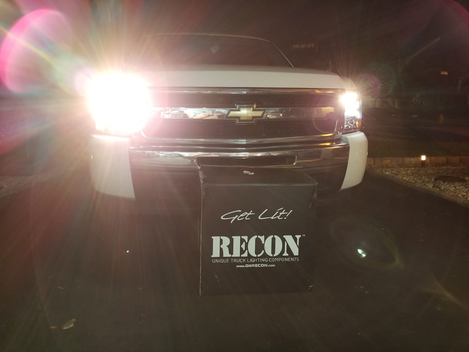 Chevy Silverado 07-13 Projector Headlights OLED Halos DRL Smoked/Black