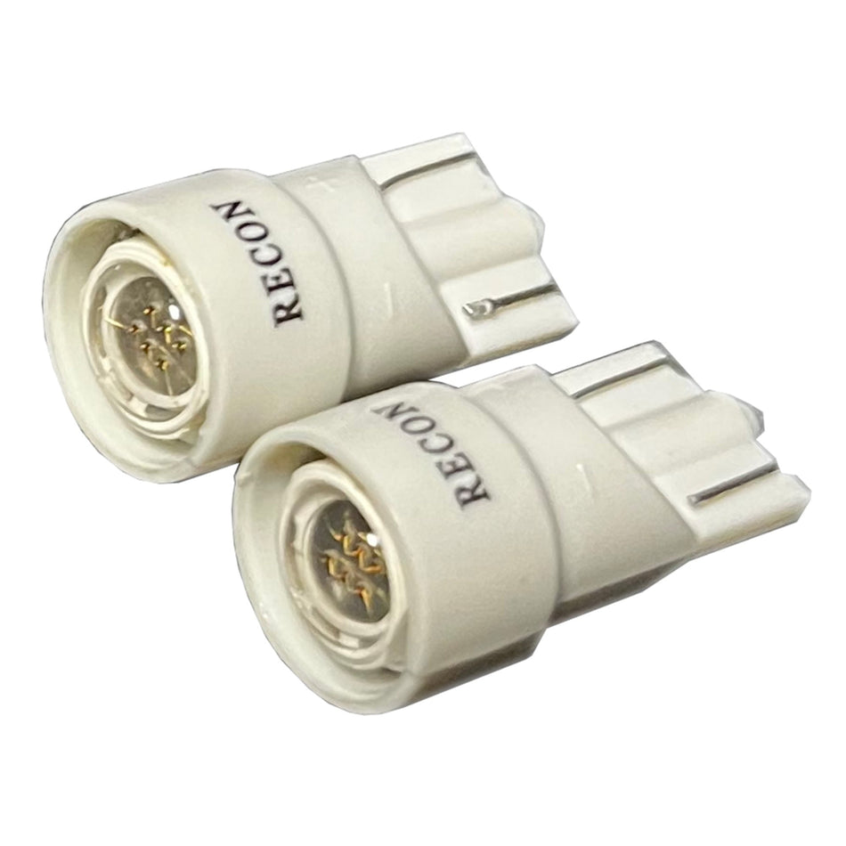 194/168 1-Watt Wedge Style LED Bulbs in Amber