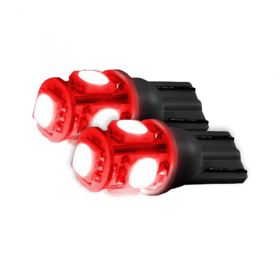 194/168 360 Degree RED LED Bulbs