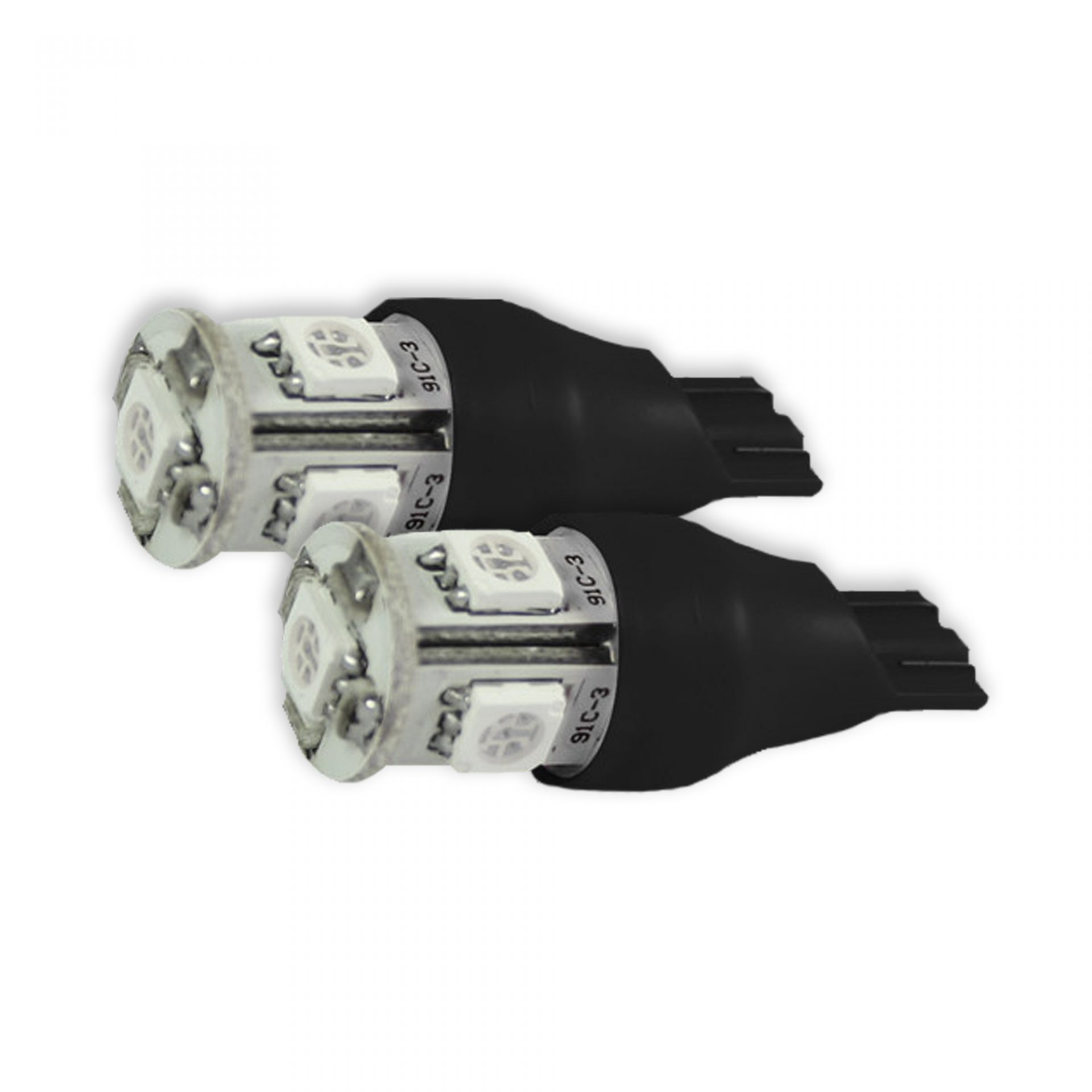 921 912 906 T15 5Q (6 L.E.D.’s) 360 Degree Amber LED Bulbs