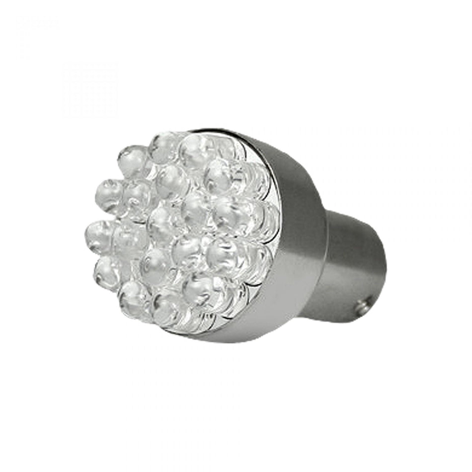 1157 (19 L.E.D.’s) Unidirectional AMBER L.E.D. Bulb