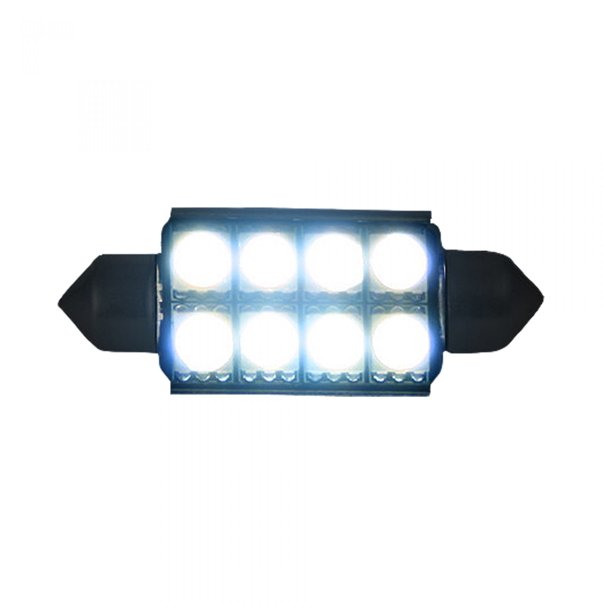 578/364 10mm x 42mm Canbus Festoon Ultra-High Power 3-Watt SMD 8 LED Bulb White