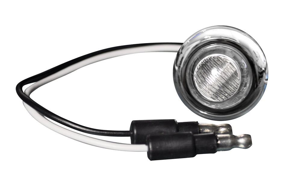 Front Lower Air Dam Light Kit w/ Clear Lens/Chrome Bezel LED in White