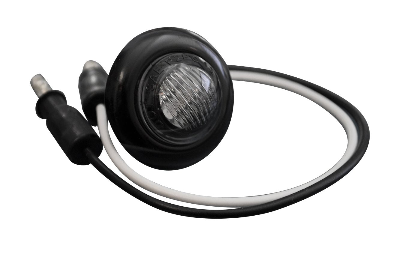 Front Lower Air Dam Light Kit w/ Clear Lens/Chrome Bezel LED in White