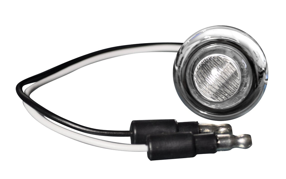 Front Lower Air Dam Light Kit w/ Clear Lens/Chrome Bezel LED in White