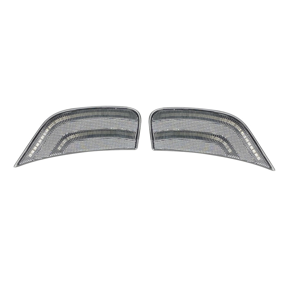 Cadillac 21-24 Escalade & GMC 21-24 Yukon/Yukon XL/Yukon Denali (5th GEN) & 21-24 Chevy Tahoe/Suburban (5th GEN) LED Front Fender Lens w WHITE LEDs - Clear Lens