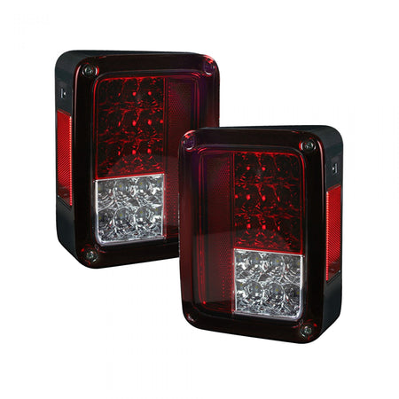 Jeep 07-18 JK Wrangler LED Taillights - Red Lens