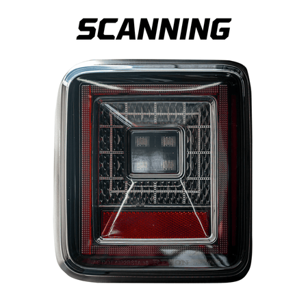 Jeep JL Wrangler 18-19 (Replaces Factory OEM Halogen) Tail Lights OLED Smoked