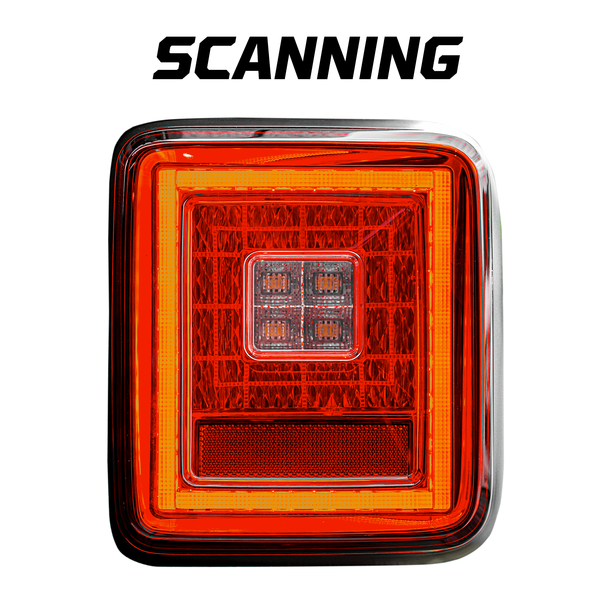 Jeep JL Wrangler 18-19 (Replaces Factory OEM Halogen) Tail Lights OLED Red