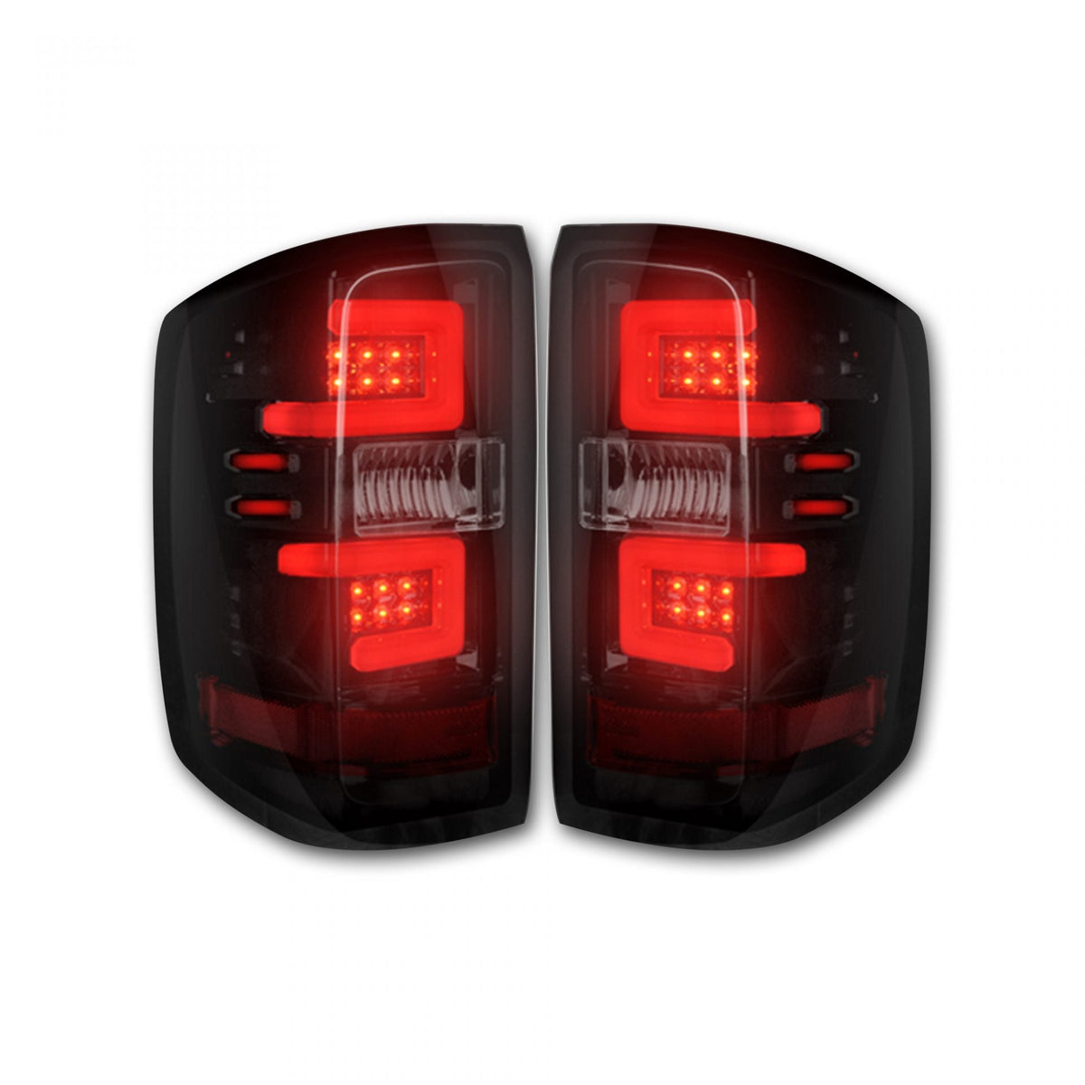 Chevy Silverado 1500 14-18 &amp; 2500/3500 14-19 Tail Lights OLED in Clear
