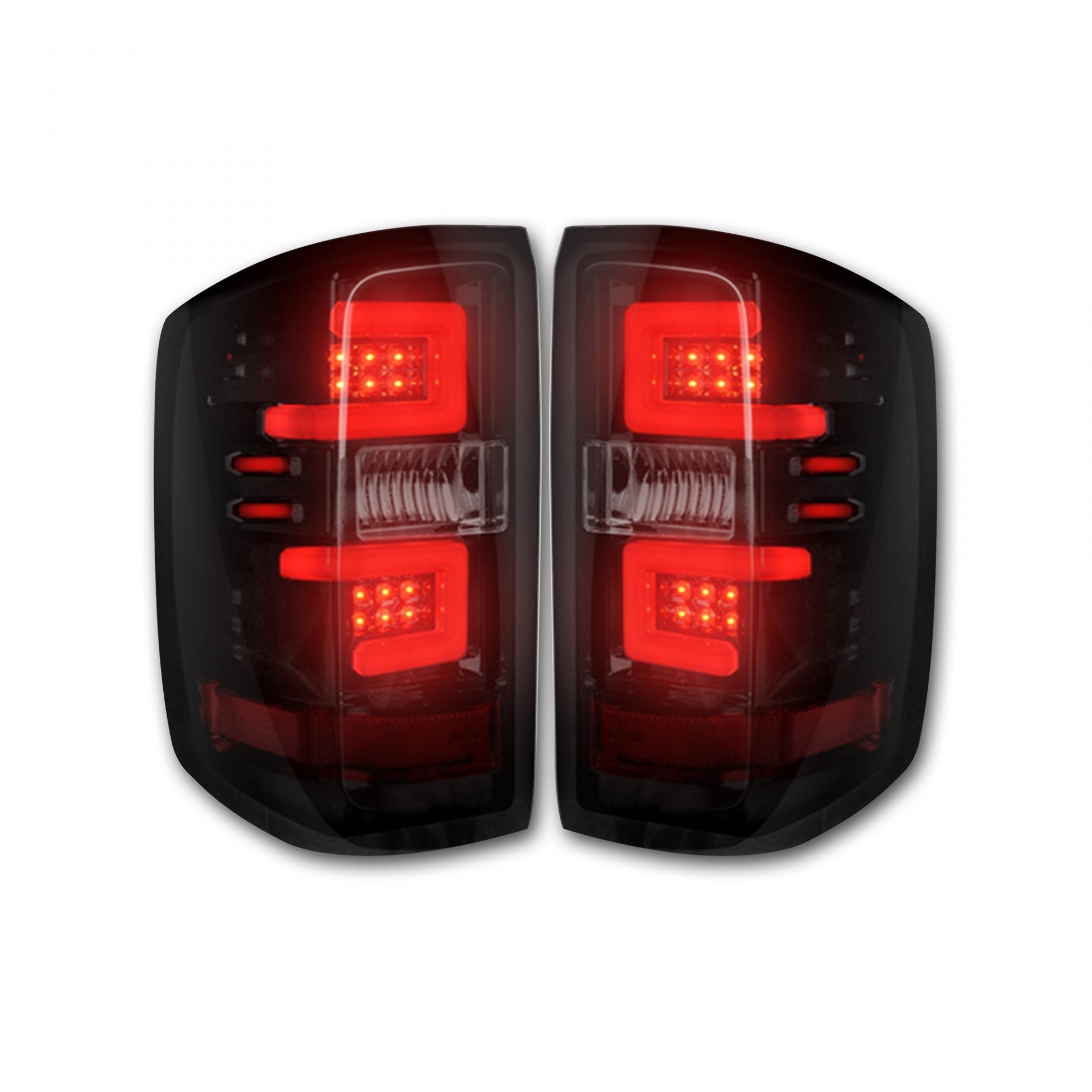 Chevy Silverado 1500 14-18 &amp; 2500/3500 14-19 Tail Lights OLED in Clear