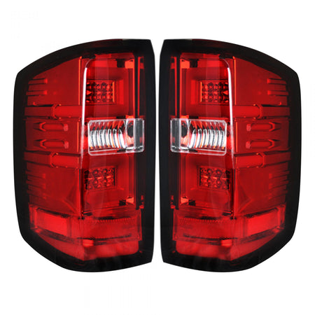 Chevy Silverado 1500 14-18 &amp; 2500/3500 14-19 Tail Lights OLED in Clear