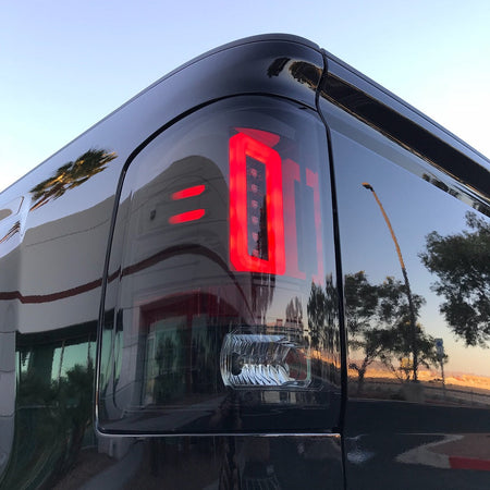 GMC Sierra 1500 14-18 &amp; 2500/3500 14-19 (Fits 3rd Gen) Tail Lights OLED in Red