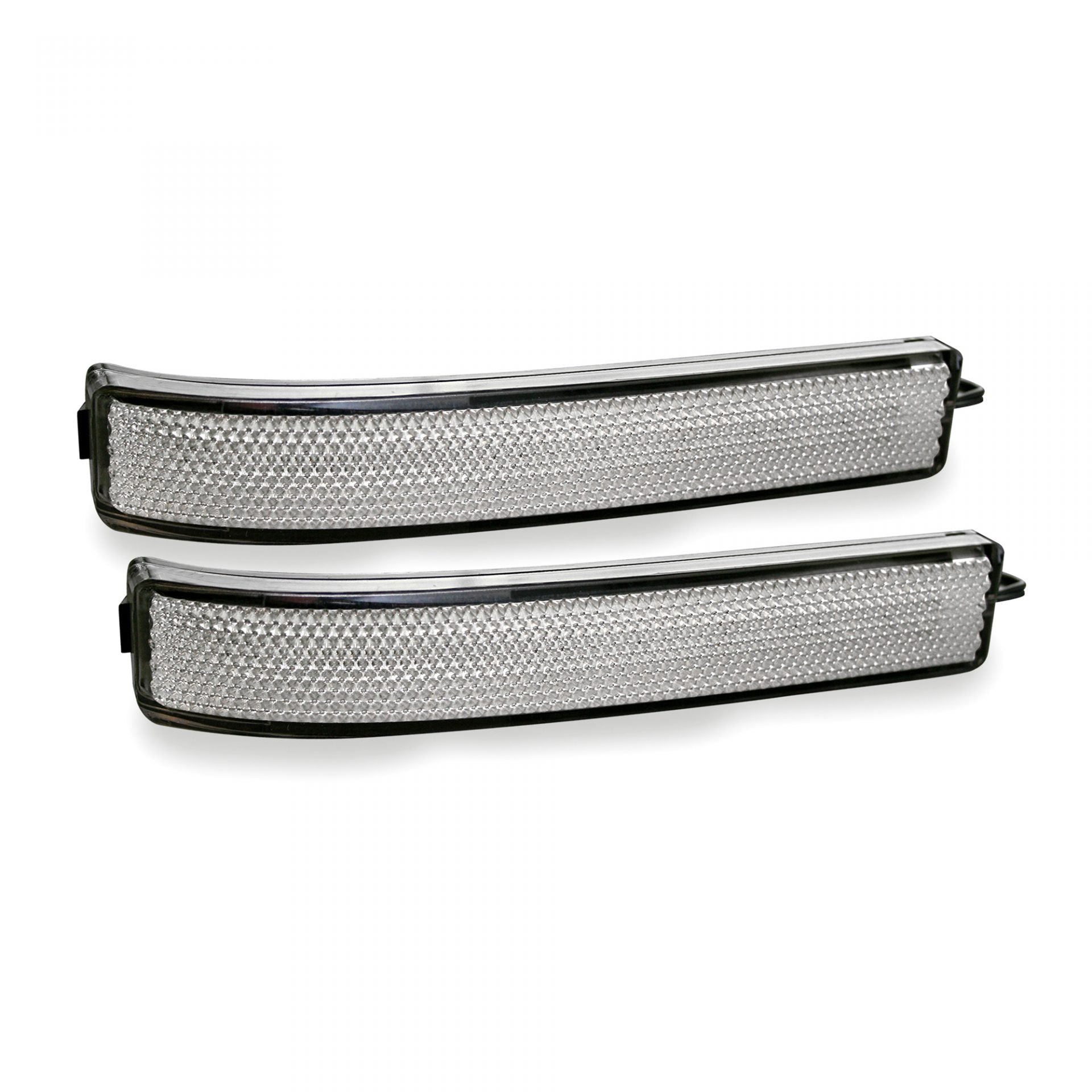 Ford F150 &amp; Raptor 09-14 Side Mirror 2 White LEDs in Clear