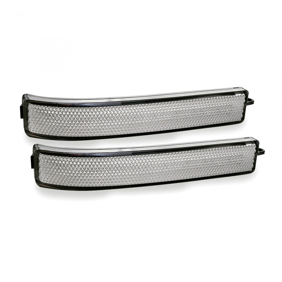 Ford F150 &amp; Raptor 09-14 Side Mirror 2 White LEDs in Clear